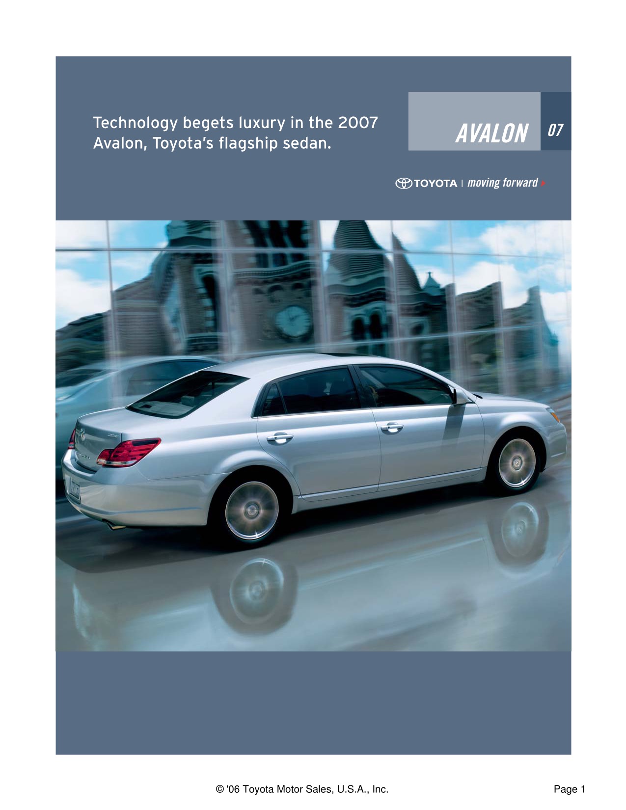 2007 Toyota Avalon Brochure